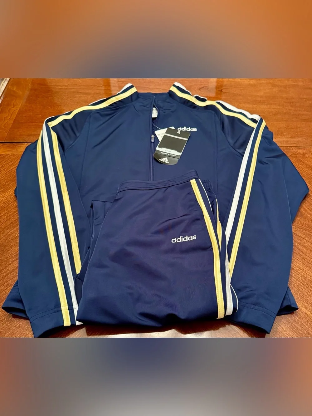 adidas Tracksuit in Navy Woman’s size Medium **New With Tags**